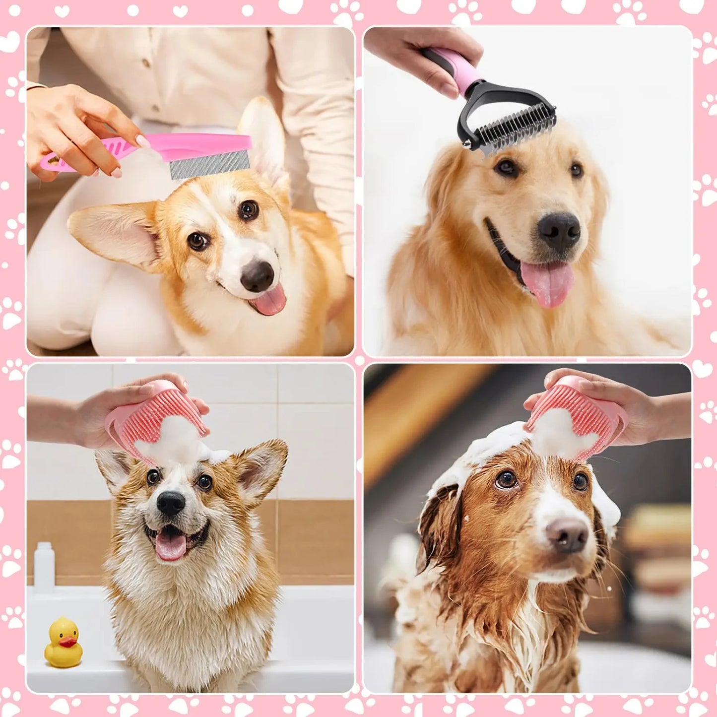 Pet self-cleaning set