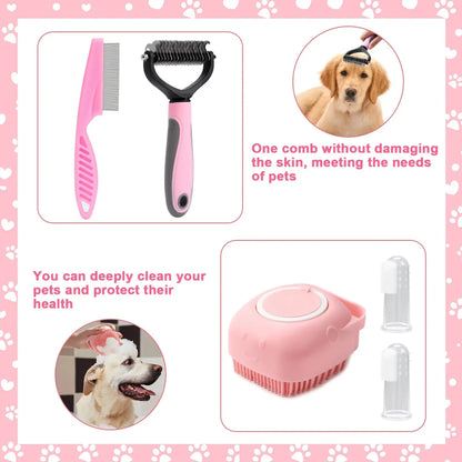 Pet self-cleaning set