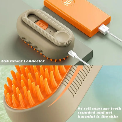 Electric massage brush